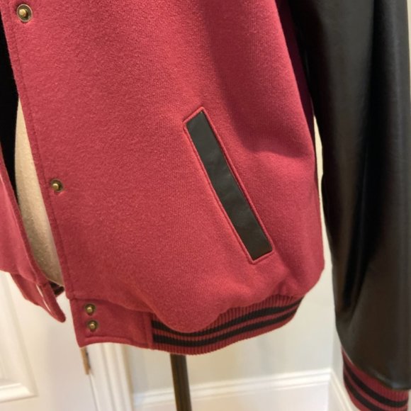 PINK VICTORIA'S SECRET VARSITY JACKET MEDIUM - Picture 3 of 5